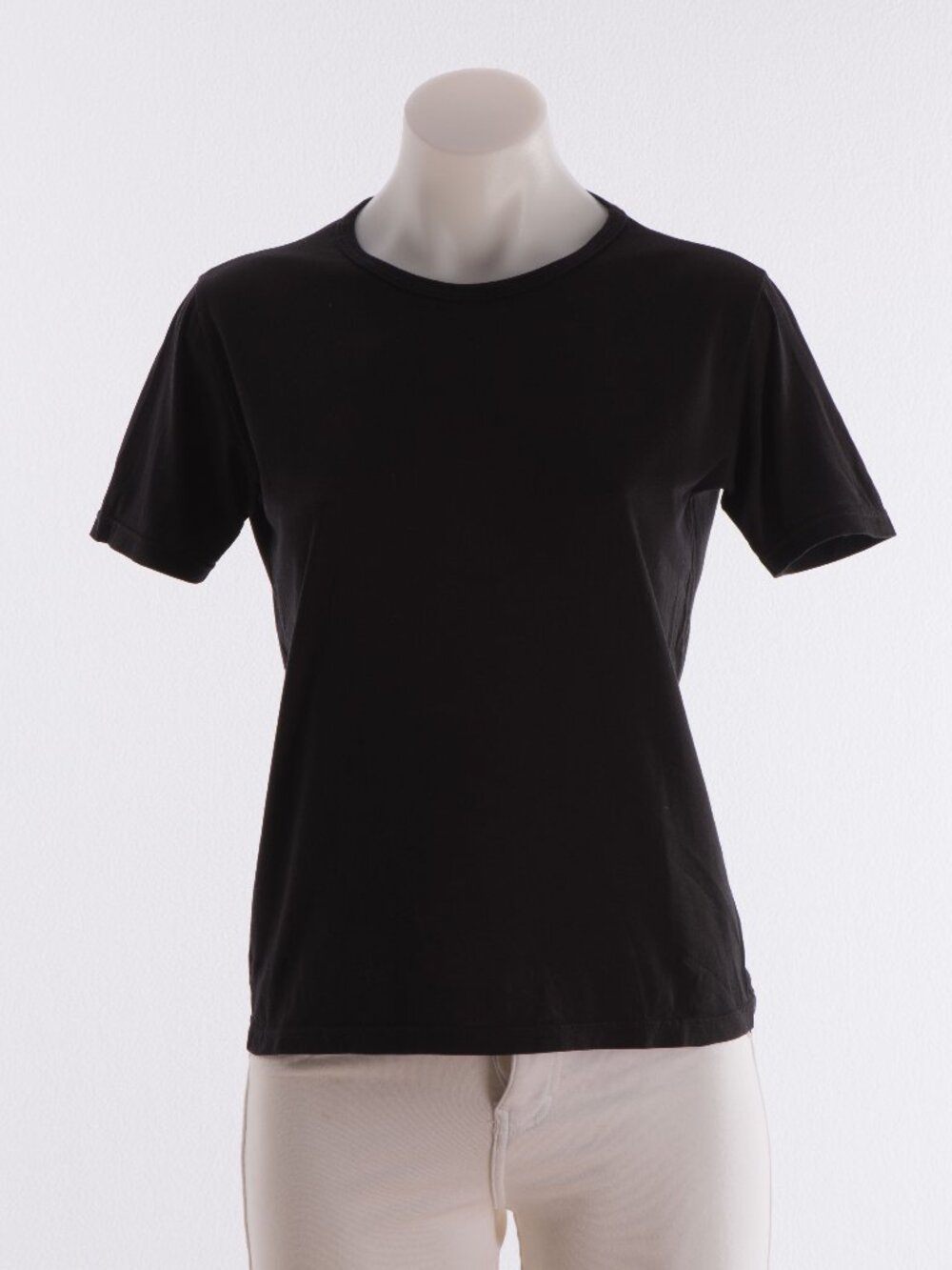 TSE Black Cotton Crewneck T-Shirt Size US XS